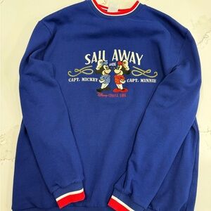 Disney Cruise Line Blue Sail Away Sweatshirt